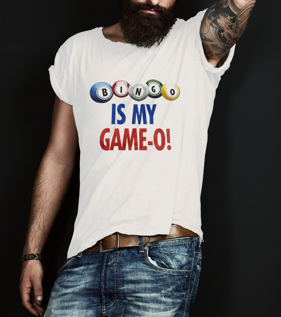 Bingo Is My Game O Billiard Balls Fun Playful T-Shirt