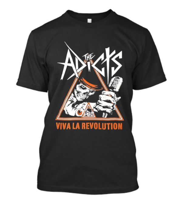 The Adicts Skeleton Viva La Revolution T-Shirt