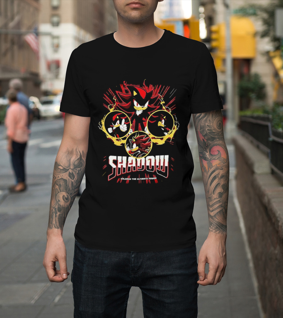 Shadow The Hedgehog Unleash The Ultimate Power T-Shirt