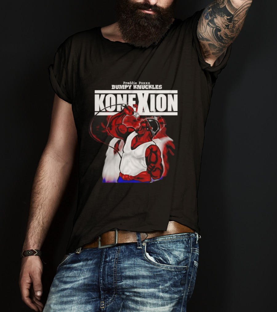 Freddie Foxxx Bumpy Knuckles Hip Hop Konexion Microphone Power T-Shirt