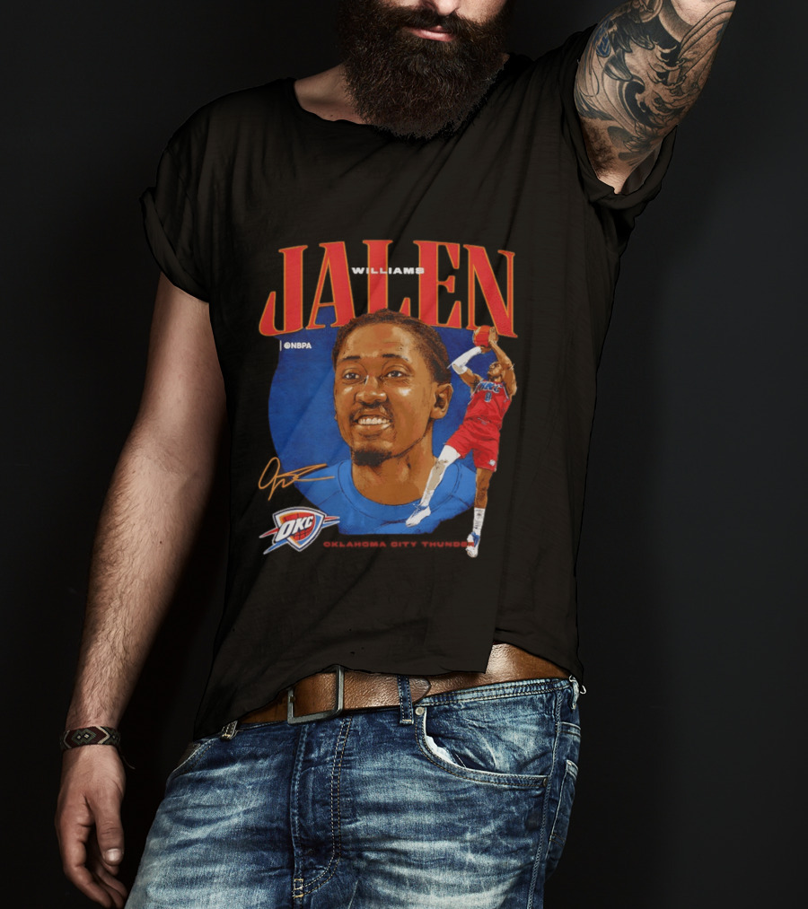 Jalen Williams Oklahoma City Thunder NBA OKC T-Shirt
