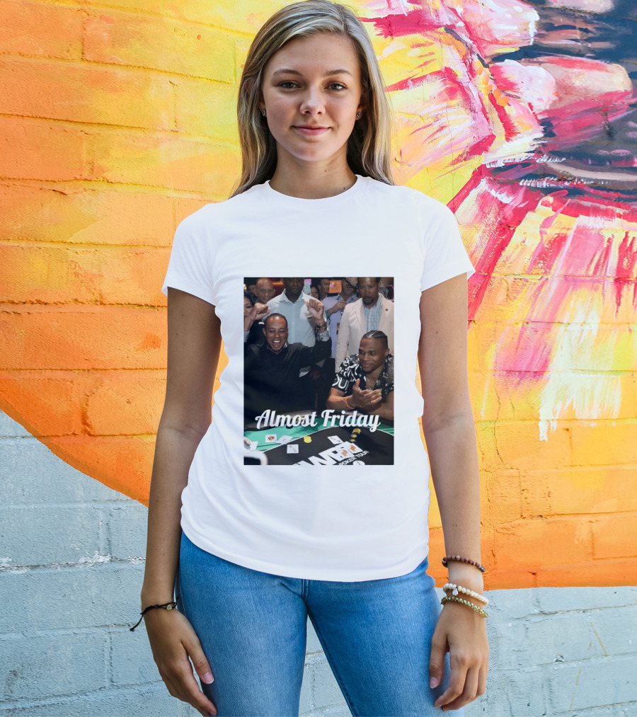 Tiger Woods World Poker Tour Almost Friday Celebration T-Shirt