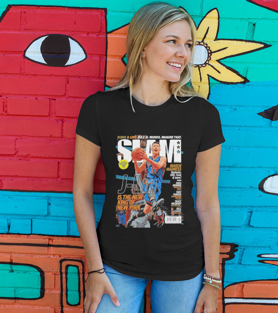 SLAM J Lin Is The New King Of New York Special Collectible Cover T-Shirt