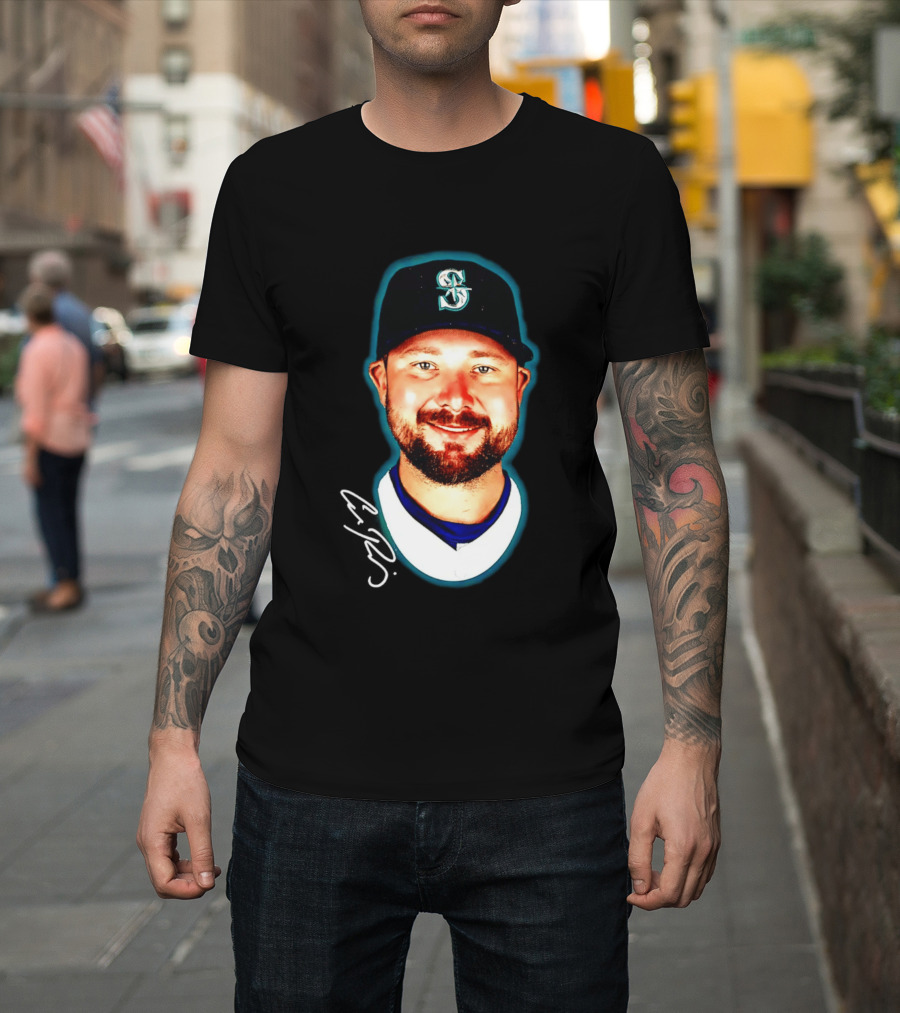Seattle Mariners Cal Raleigh Outerstuff Headliner MLB Fan Gear T-Shirt