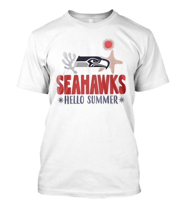 Seahawks Hello Summer School Is Out Scream And Shout T-Shirt