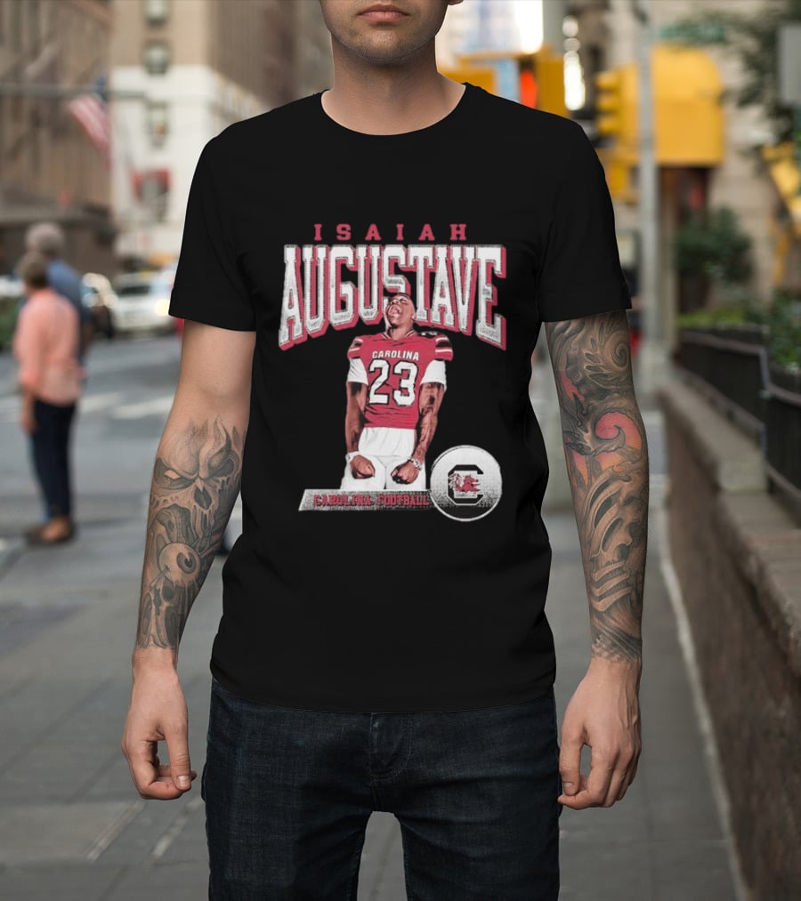 Isaiah Augustave Carolina Football 2026 Player 23 T-Shirt