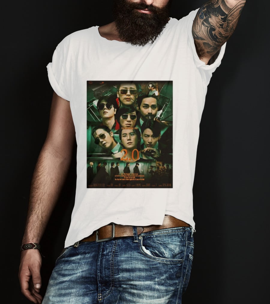 BTS 2.0 Arirang Tour 2026 Group RM Jin Suga J Hope Jimin V Jung Kook Hangseok Lee Jung Kook T-Shirt