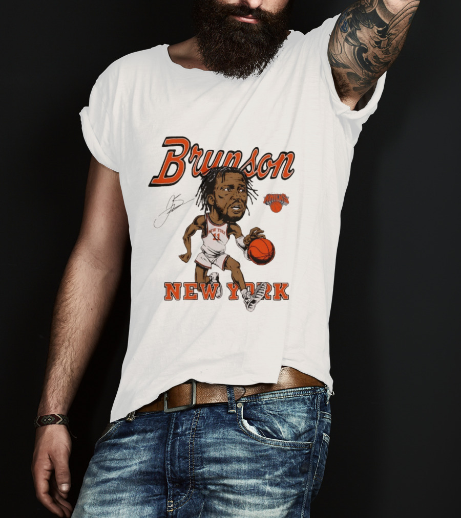 Brunson New York Knicks Basketball Player Tri Blend T-Shirt