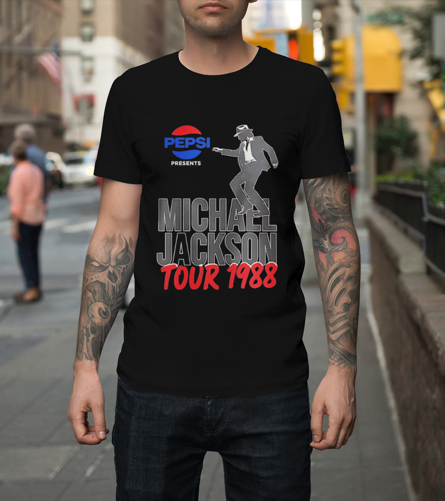 Pepsi Presents Michael Jackson Tour 1988 T-Shirt