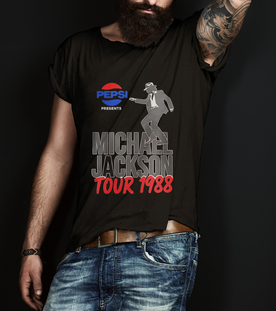 Pepsi Presents Michael Jackson Tour 1988 T-Shirt