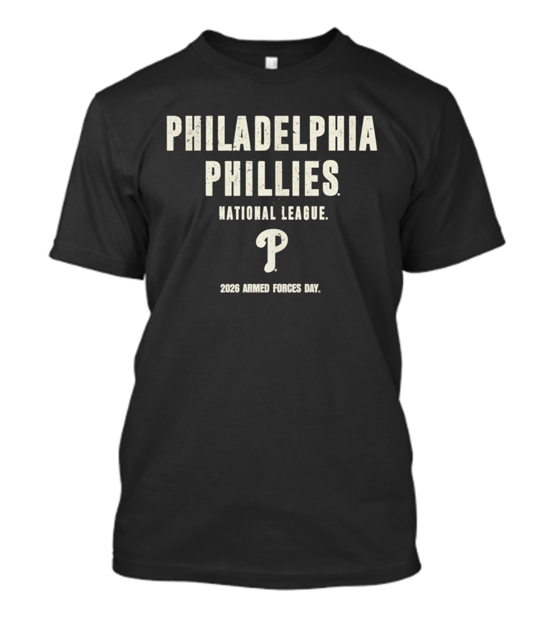 Philadelphia Phillies National League 2026 Armed Forces Day T-Shirt