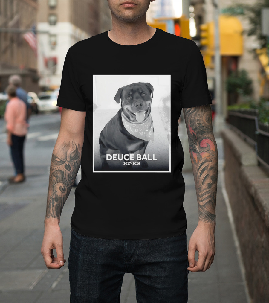Rest In Peace Deuce Ball 2017 2026 Memorial T-Shirt
