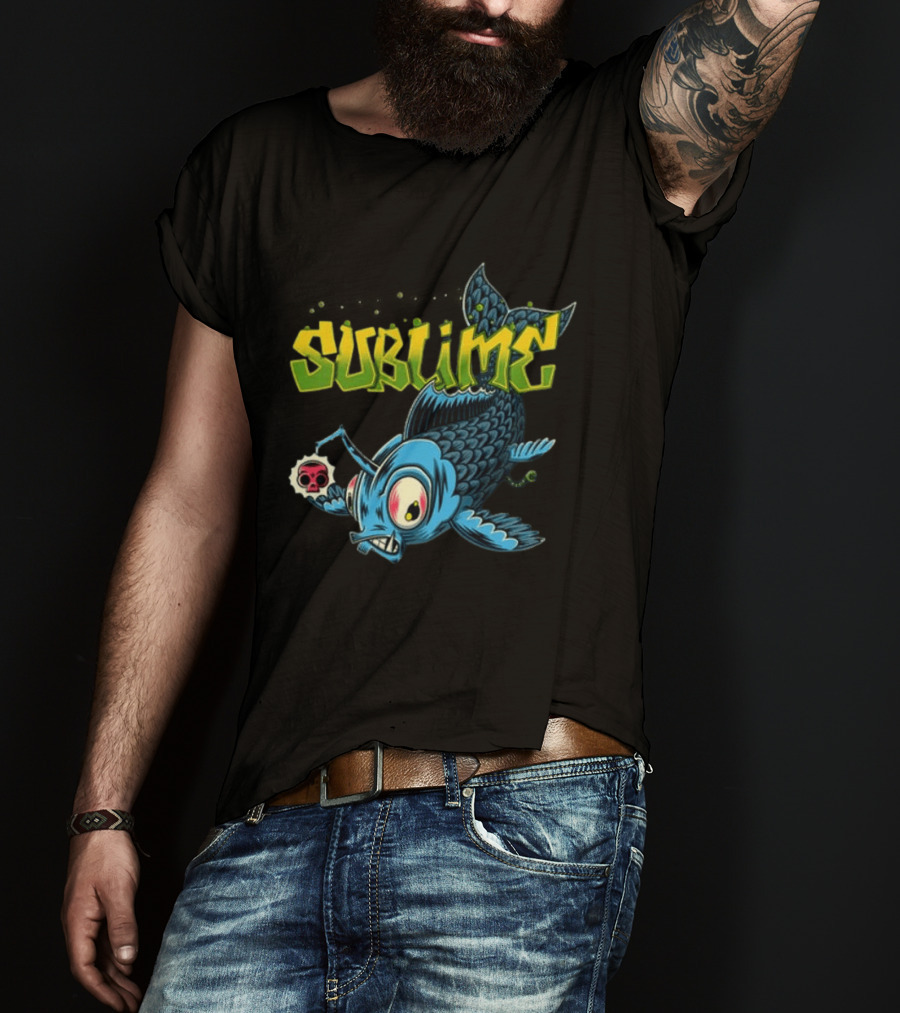 Sublime Red Rocks 2026 Exclusive Drop April 17th 18th 420 On The Rocks Angler Fish T-Shirt