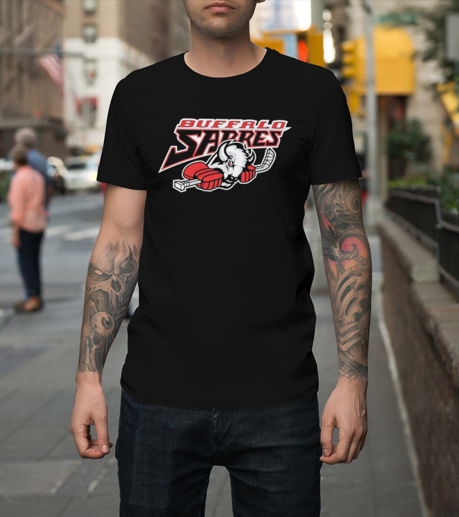 Buffalo Sabres Hockey Goathead Vintage NHL T-Shirt