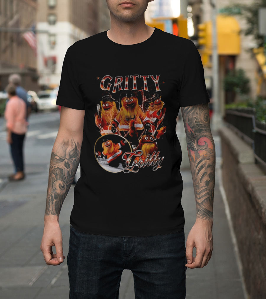 Gritty Philadelphia Flyers Gritty Hoax Bootleg T-Shirt