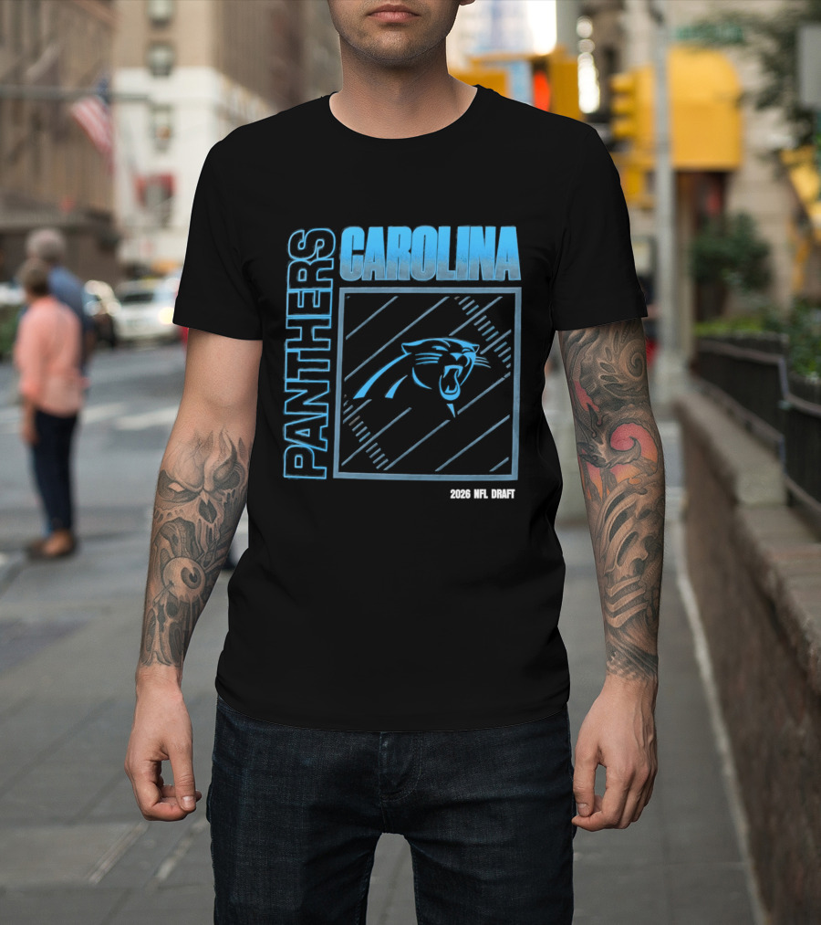 Carolina Panthers 2026 NFL Draft T-Shirt