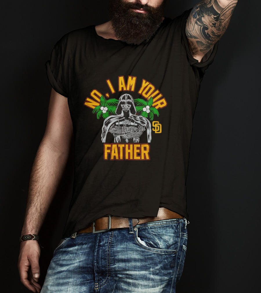 San Diego Padres Darth Vader No I Am Your Father Tropical T-Shirt