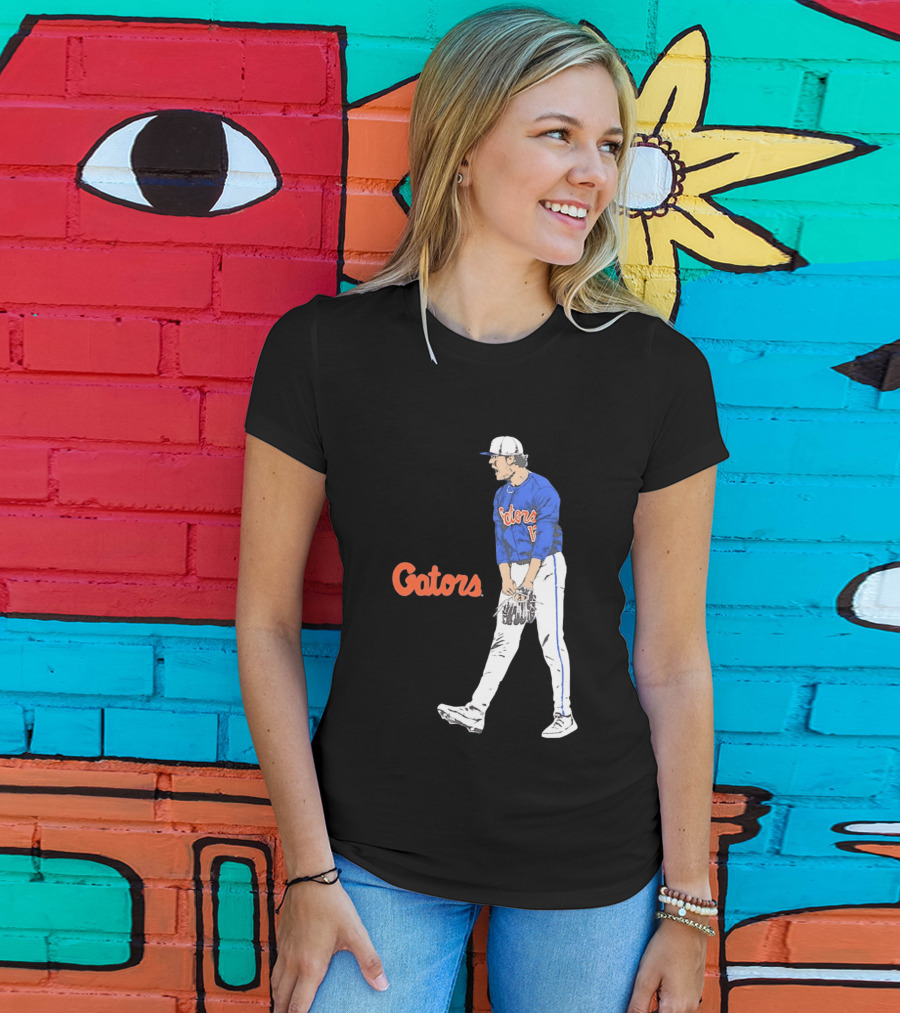 Liam Peterson Florida Gators Baseball Intense Scream Moment T-Shirt