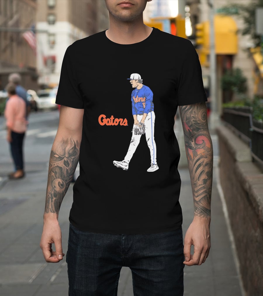 Liam Peterson Florida Gators Baseball Intense Scream Moment T-Shirt