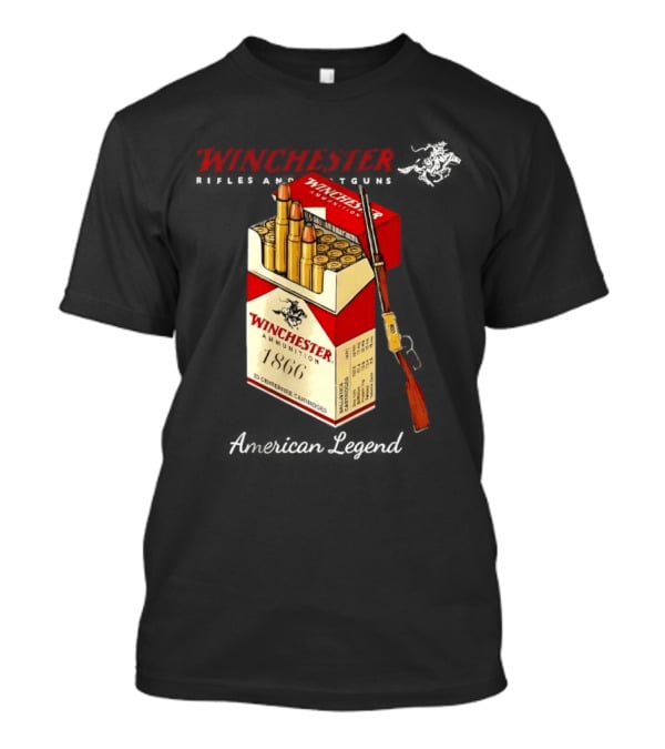 Winchester Rifles Shotguns American Legend 1866 Ammunition T-Shirt