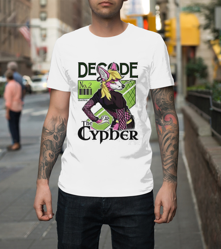 Decode The Cypher No.2 Retro Futuristic Vibe T-Shirt