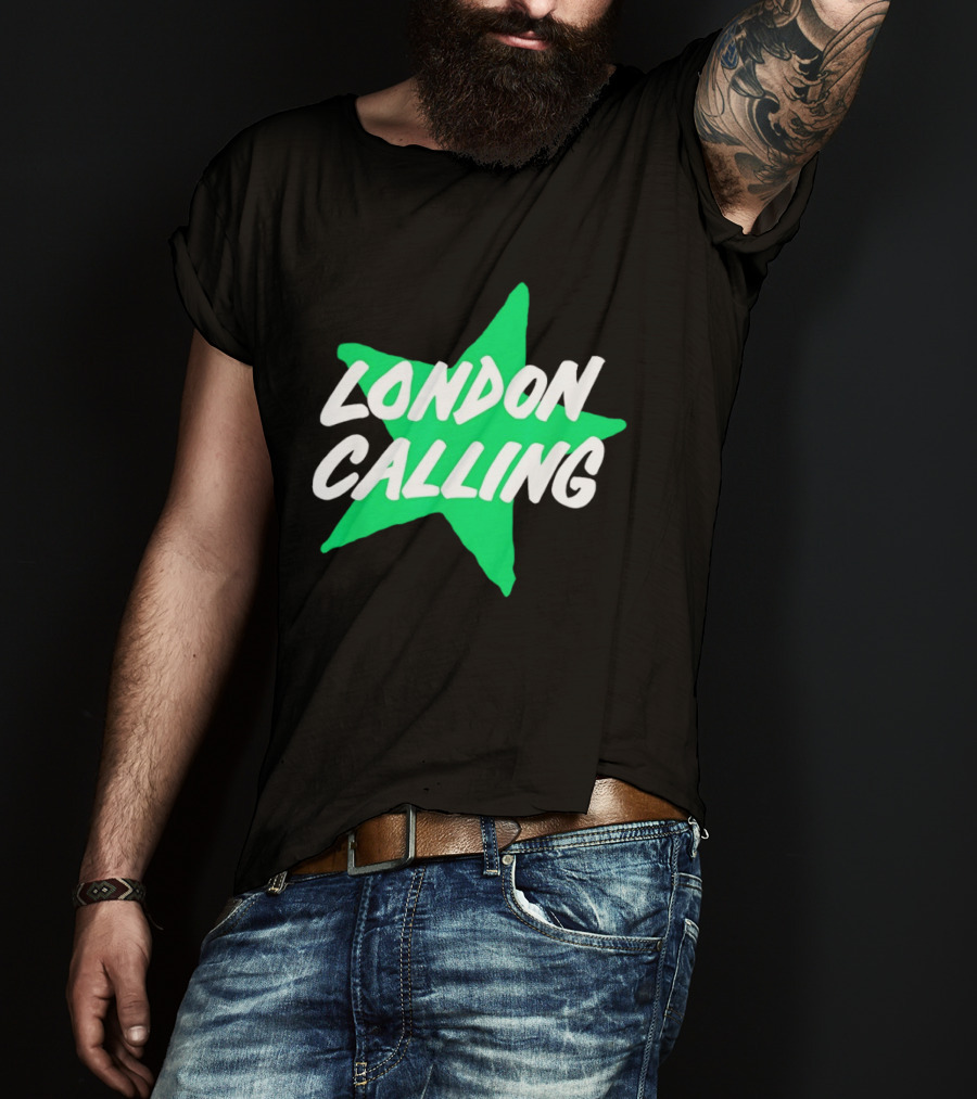 Dallas Stars London Calling The Clash Hockey Star T-Shirt