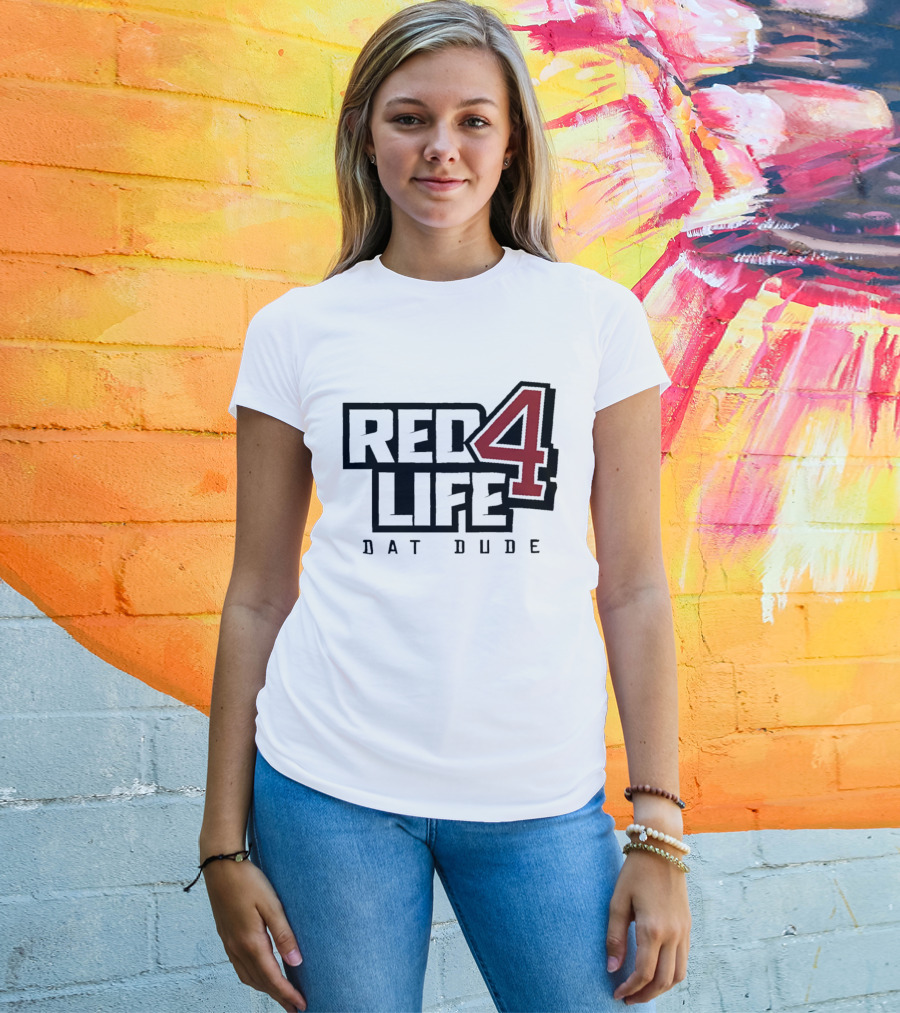 Brandon Phillips Red 4 Life Dat Dude T-Shirt
