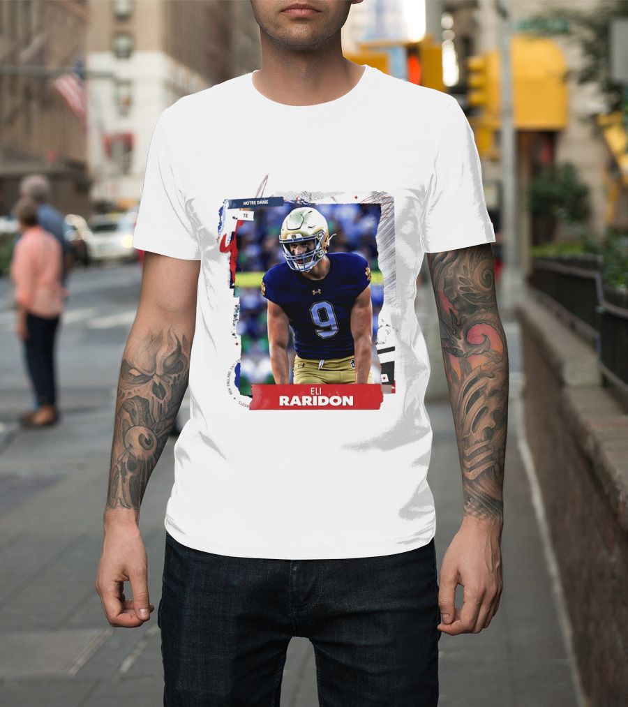 Notre Dame Tight End Eli Raridon 2206 Draft Prospect T-Shirt