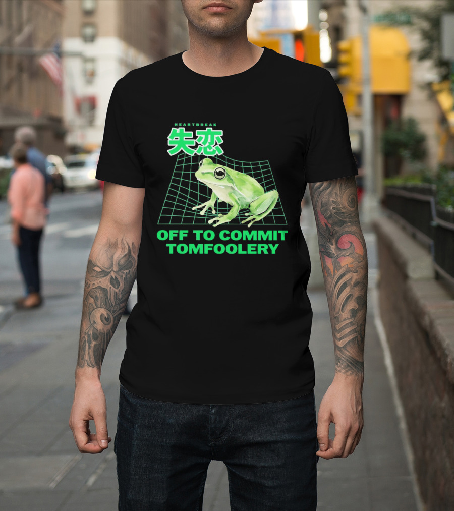 Off To Commit Tomfoolery Frog T-Shirt