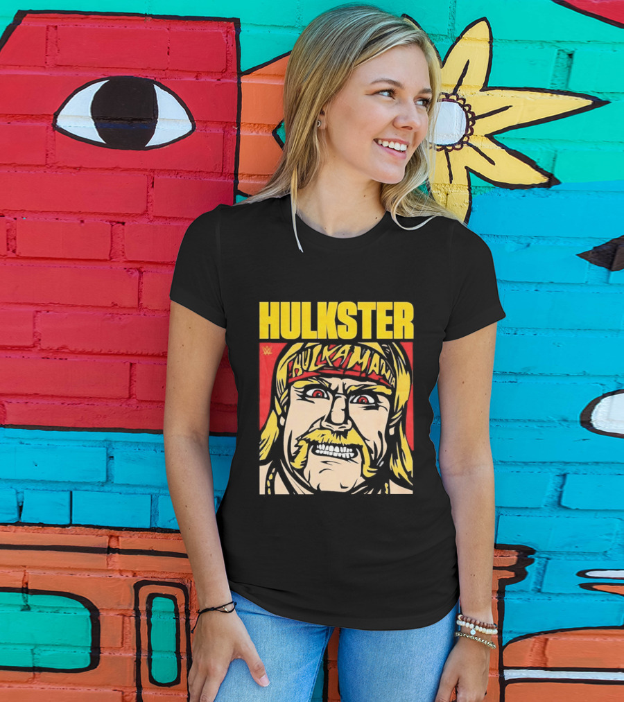 WWE Hulkster Hulkamania Cartoon T-Shirt