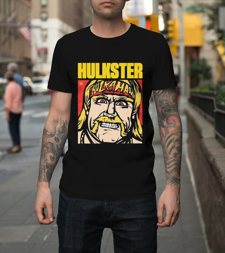 WWE Hulkster Hulkamania Cartoon T-Shirt