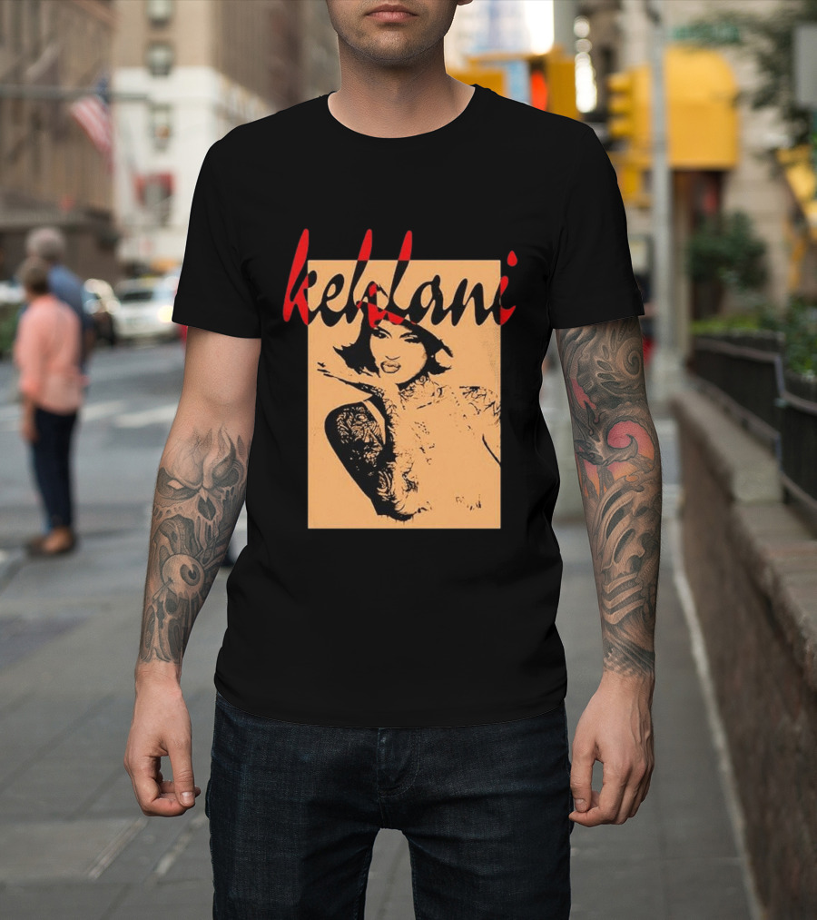 Kehlani 2026 Album Tattoo Art Style Monochrome T-Shirt