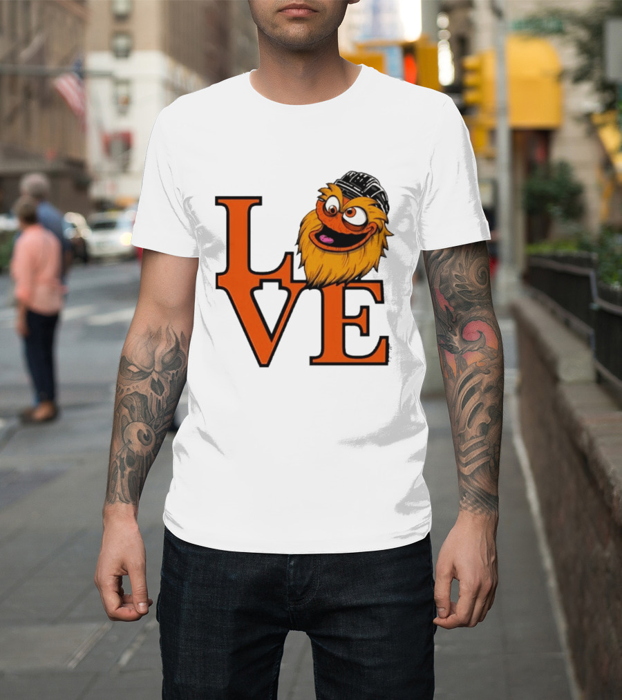 Philadelphia Flyers Gritty Love NHL Hockey 2026 T-Shirt