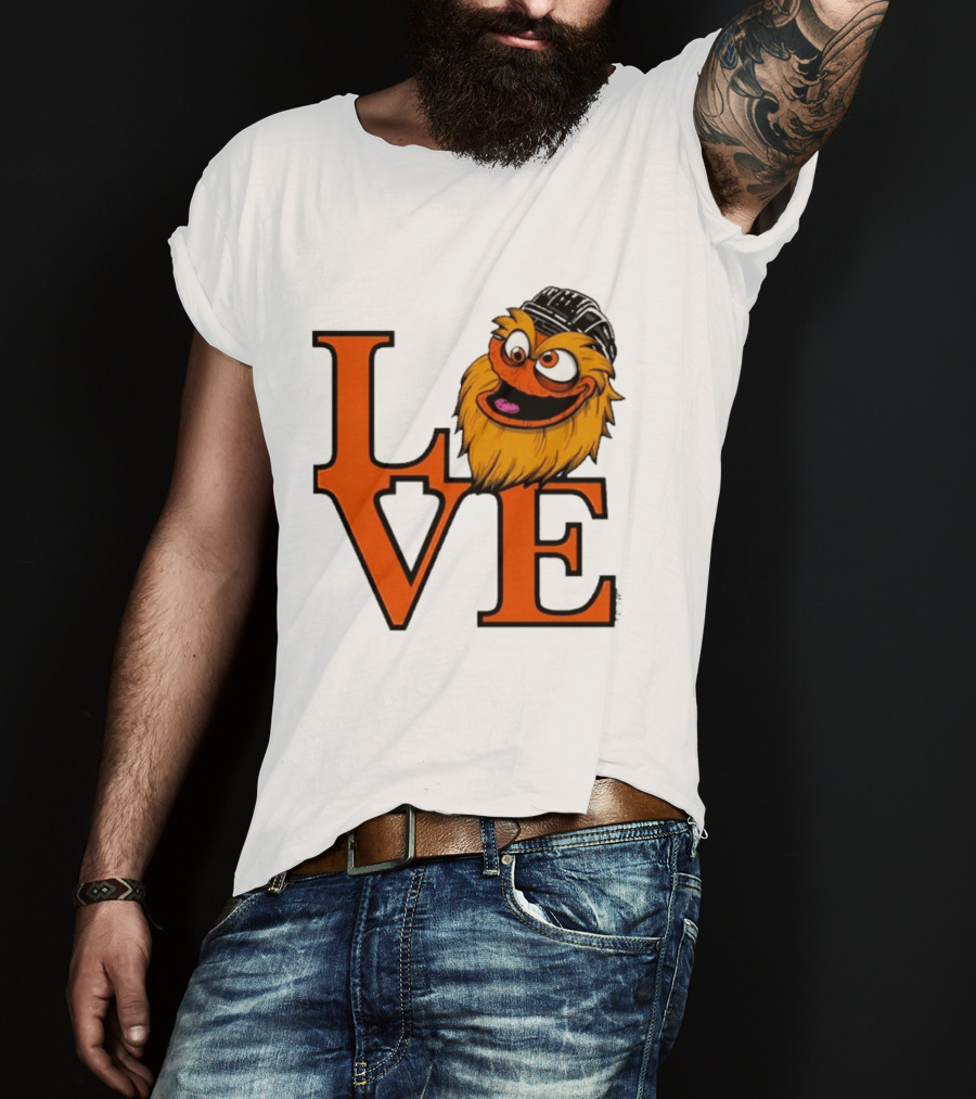Philadelphia Flyers Gritty Love NHL Hockey 2026 T-Shirt