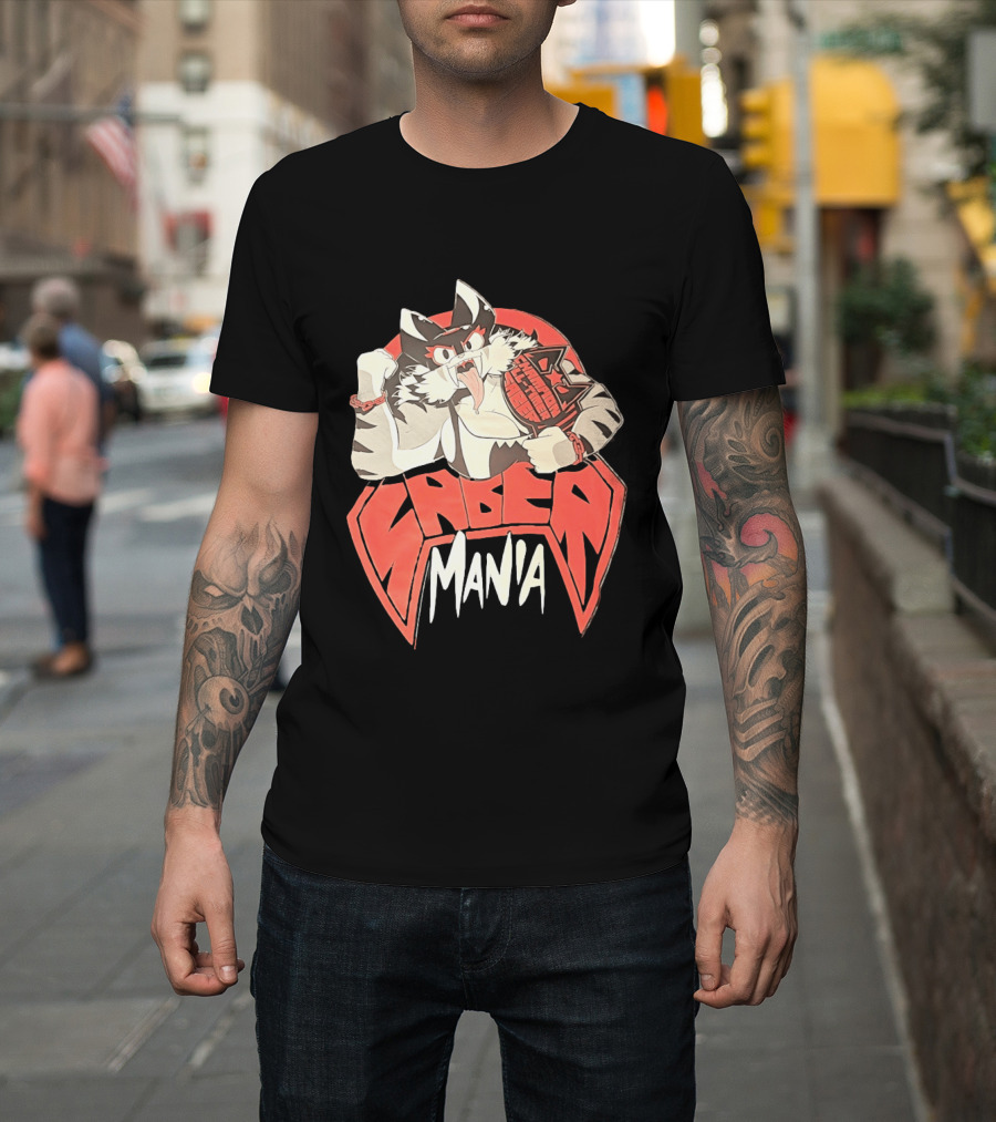Ring Cats Saber Mania Wrestling Champion Feline T-Shirt