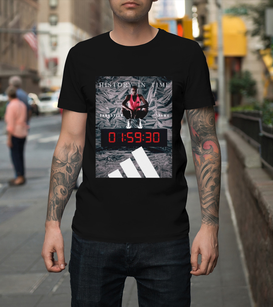 Sabastian Sawe History In Time Marathon 01:59:30 T-Shirt