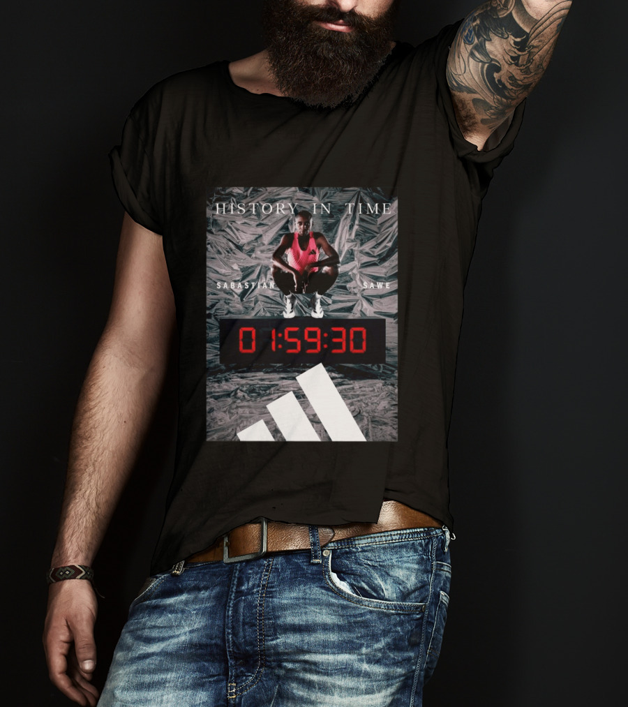 Sabastian Sawe History In Time Marathon 01:59:30 T-Shirt