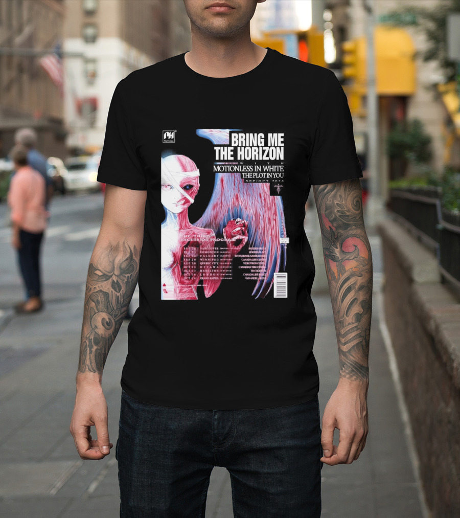 Bring Me The Horizon The Third Ascension Program Fall Tour 2026 Canada Dates T-Shirt