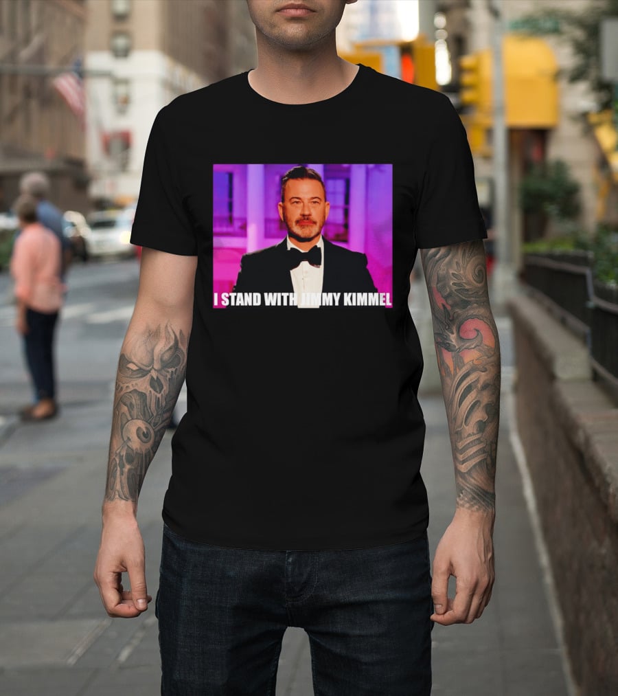 I Stand With Jimmy Kimmel Against Melania Trump T-Shirt