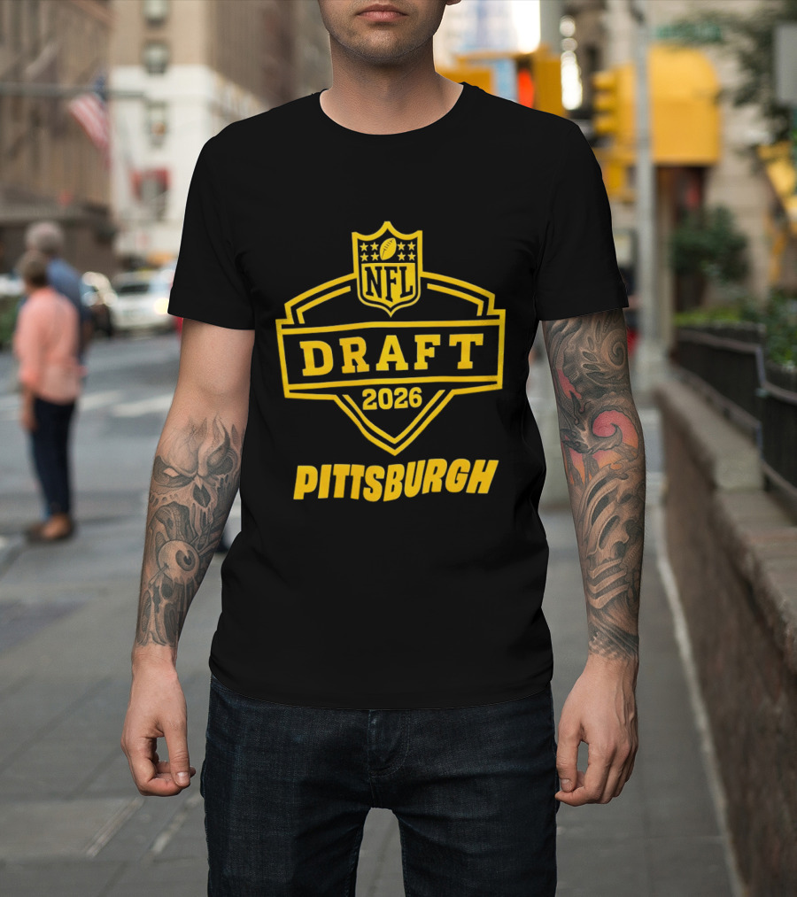 Pittsburgh NFL Draft 2026 Football Steelers T-Shirt