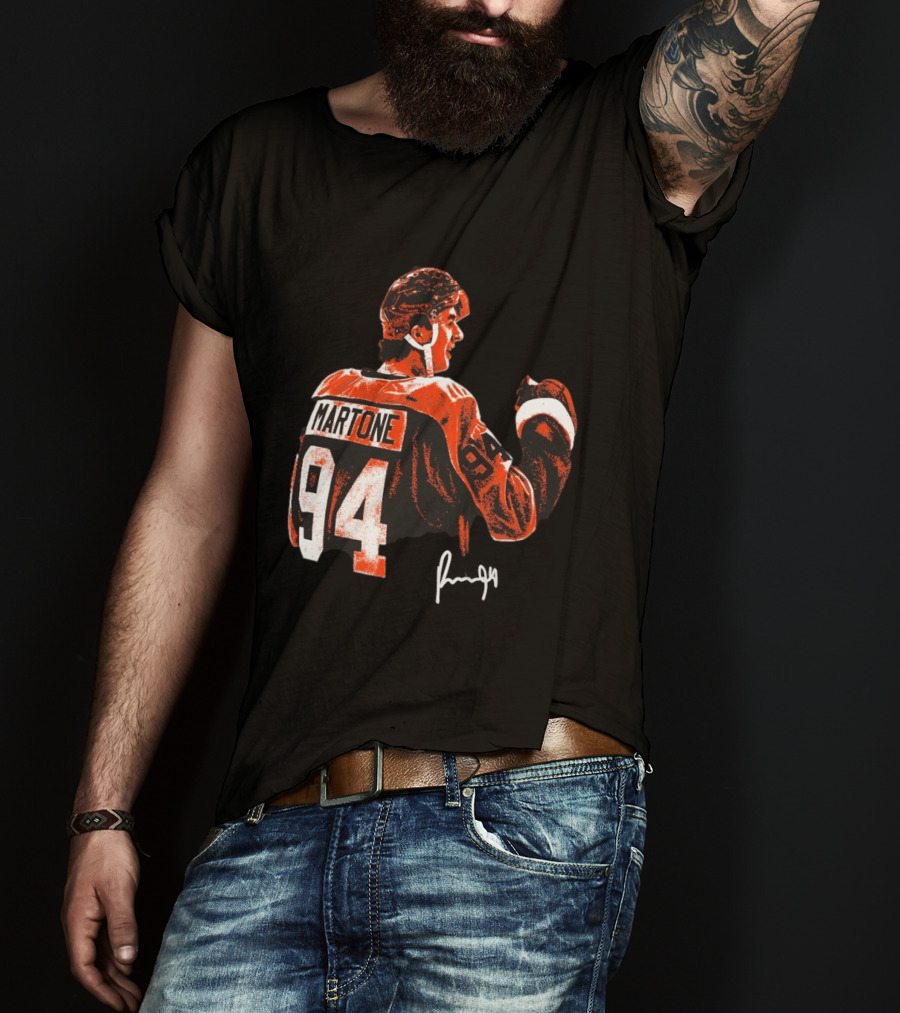 Porter Martone 94 Philadelphia Flyers Hockey NHL Player T-Shirt