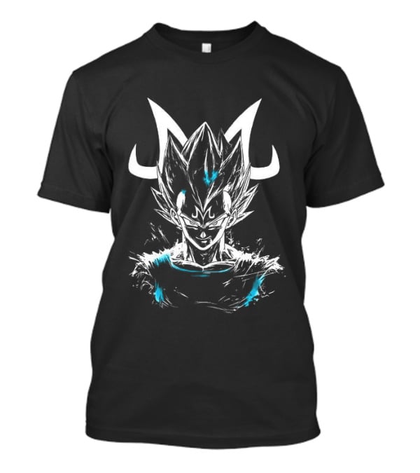 Dragon Ball Super Majin Power Sketch Style Anime Fusion T-Shirt