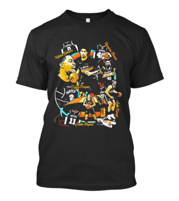 San Antonio Spurs NBA Victor Wembanyama Team Basketball Number T-Shirt