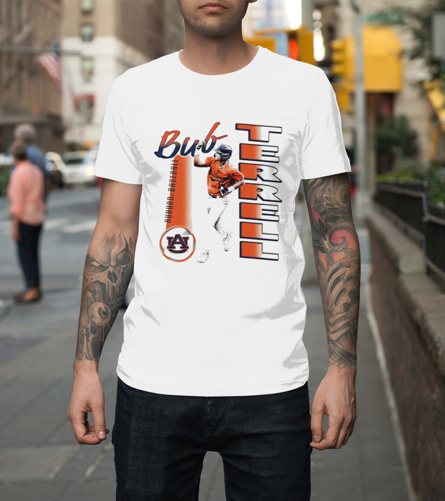 Bub Terrell Auburn Baseball Player Auburn Tigers T-Shirt