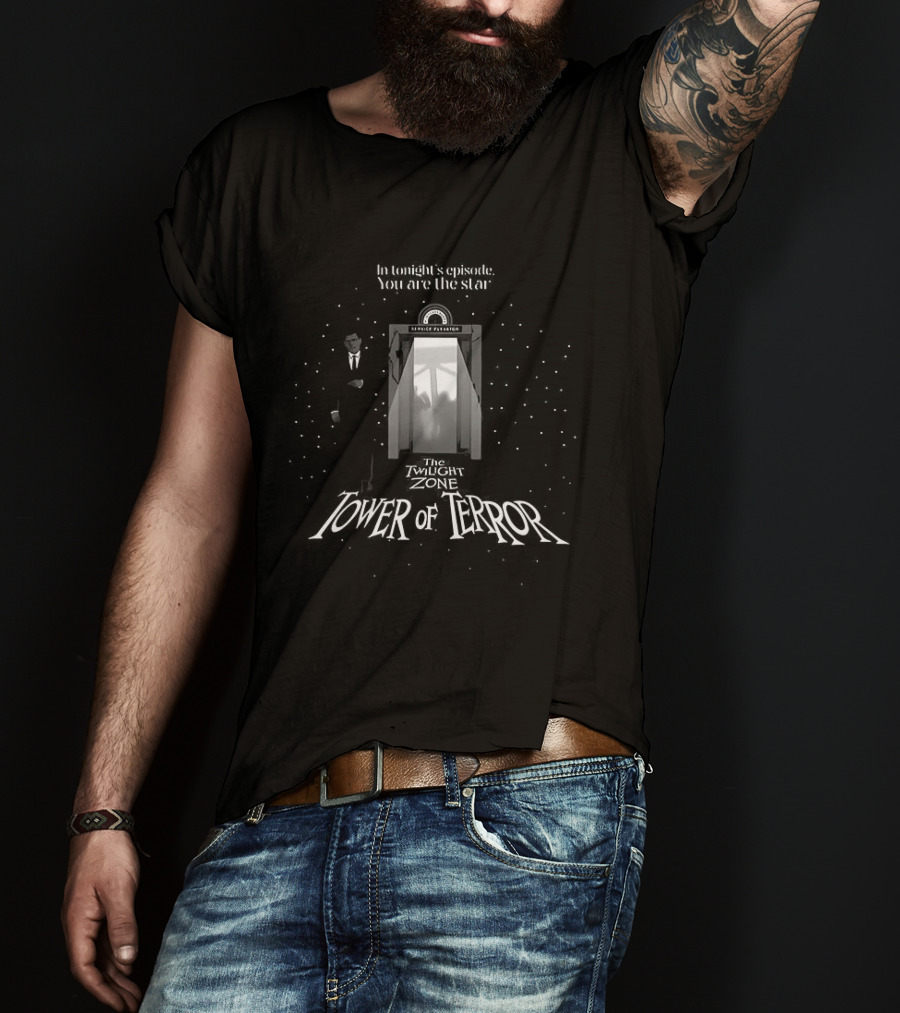 Tower Of Terror The Twilight Zone Elevator Scene T-Shirt