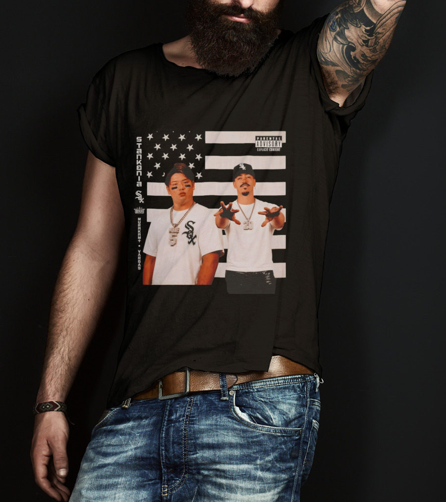 Murakami Munetaka Miguel Vargas Chicago White Sox Baseball American Flag Advisory 5 20 T-Shirt