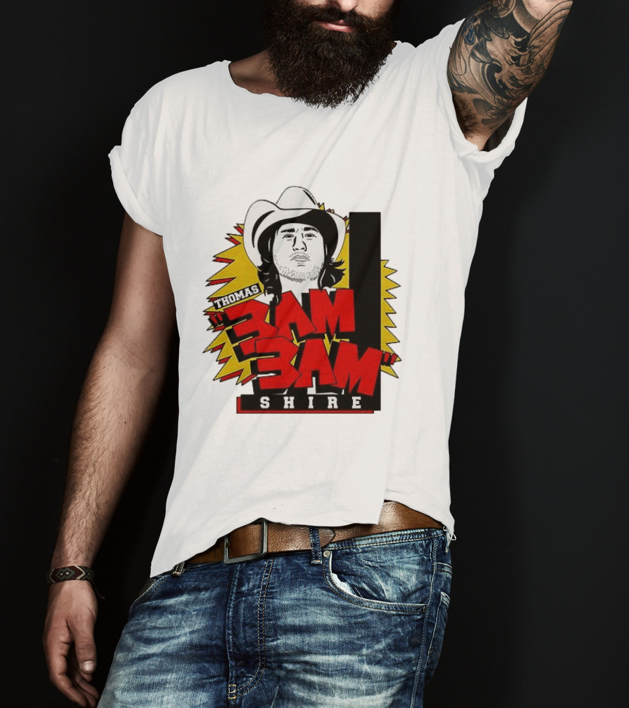 Thomas Shire 3AM 3AM Cowboy Hat Portrait Burst T-Shirt