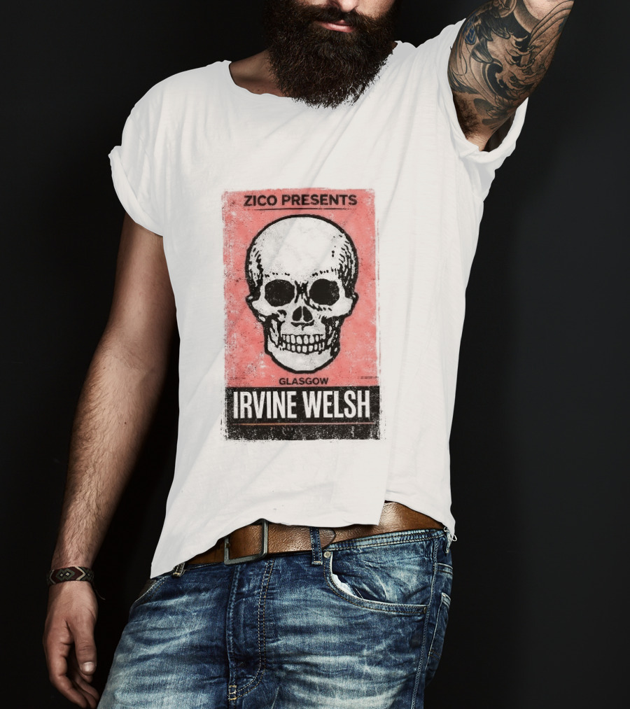 Zico Presents Irvine Welsh Glasgow Skull Red T-Shirt