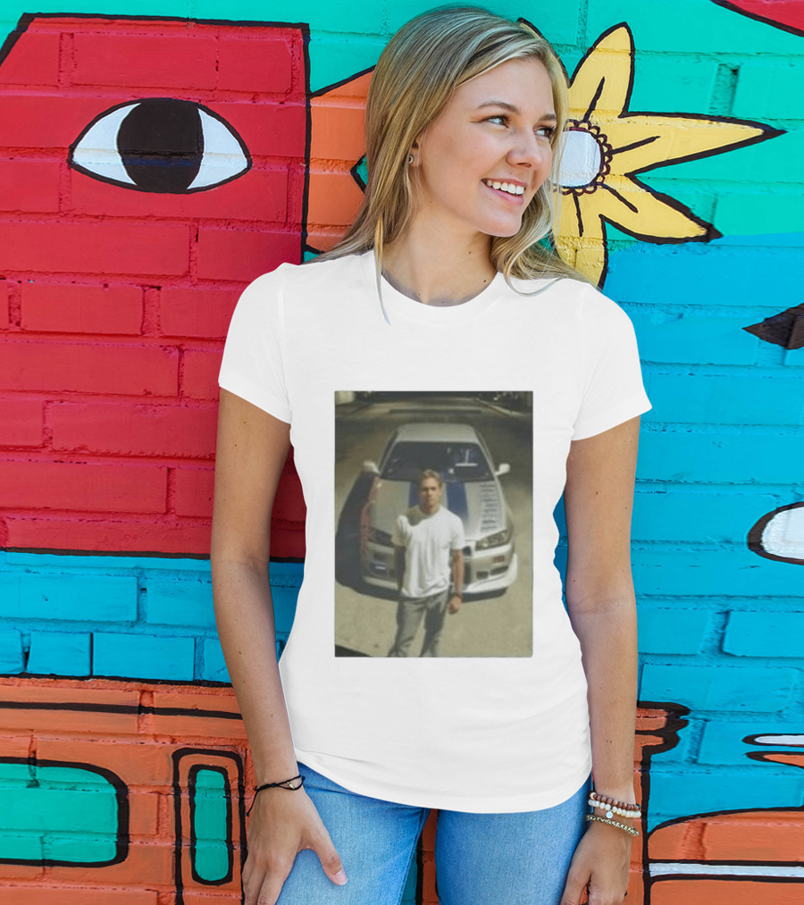 50th Birthday Archive 01 The Paul Walker Foundation Nissan Skyline R34 T-Shirt