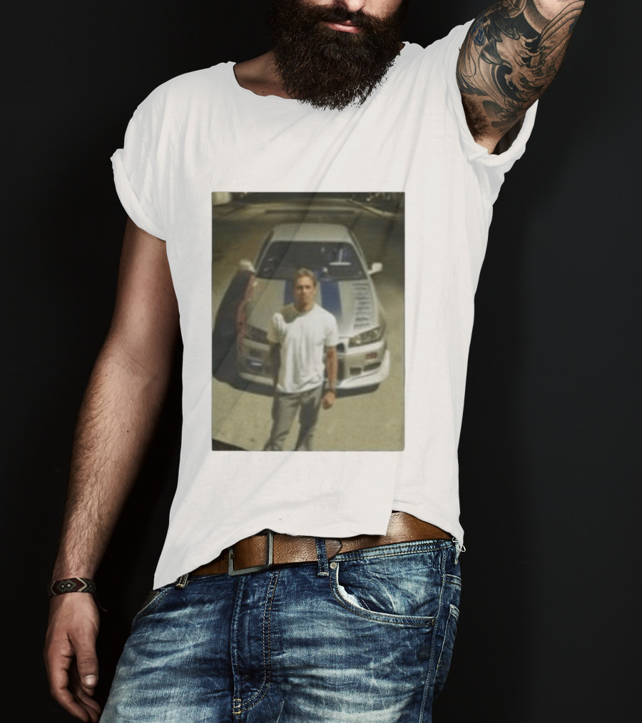 50th Birthday Archive 01 The Paul Walker Foundation Nissan Skyline R34 T-Shirt